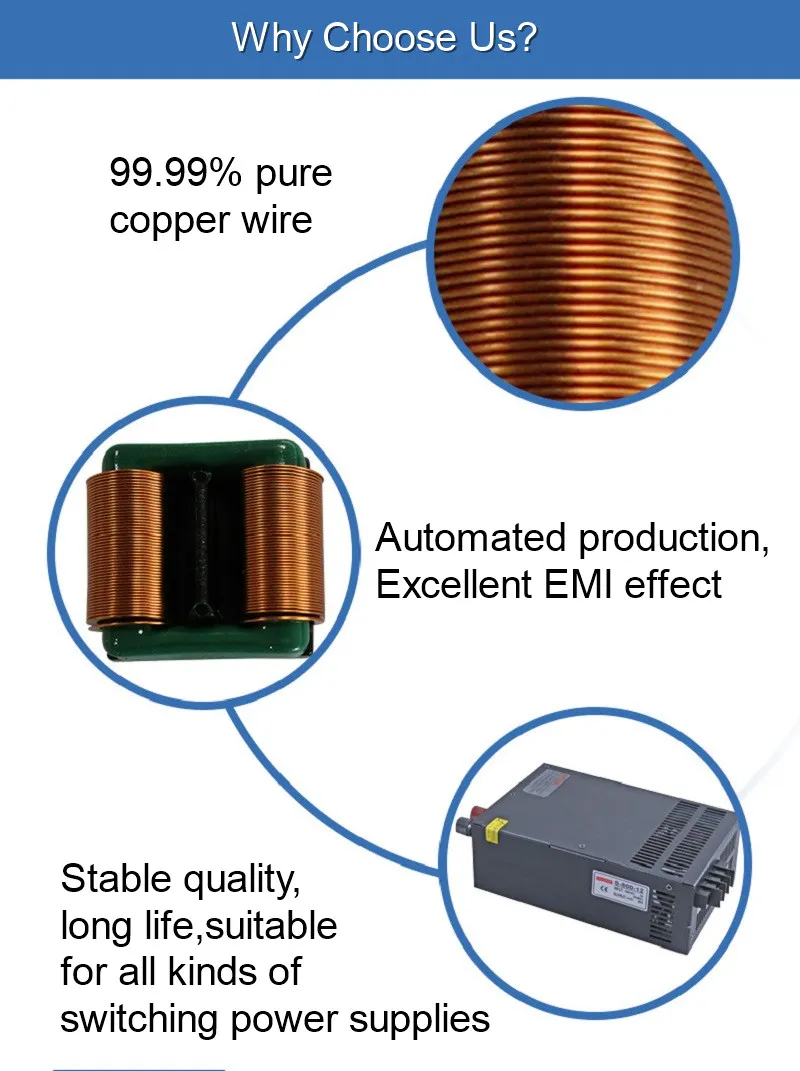 Υψηλής συχνότητας EMI/EMC Ikp Square Core Common Mode Choke Inductors