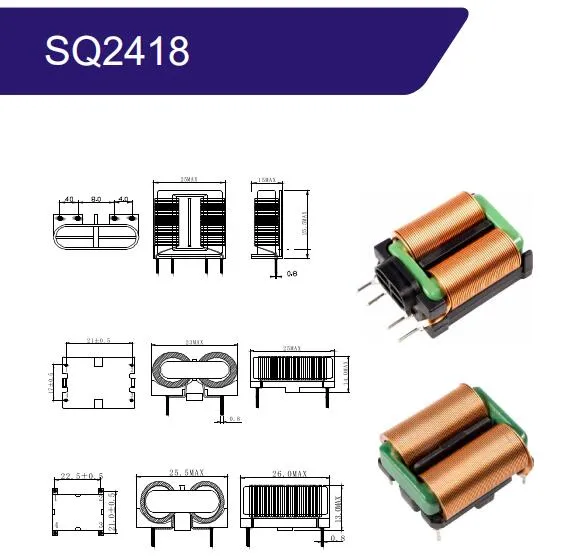 Εισαγωγή Common Mode Choke Inductor για προσαρμογέα ισχύος