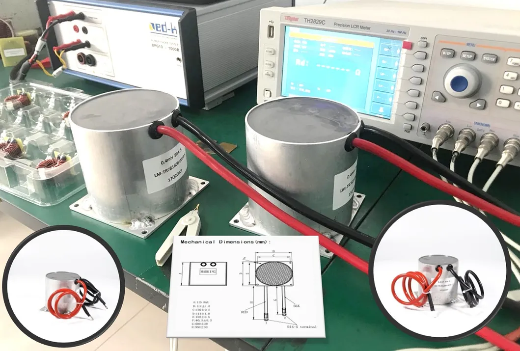 Επαγωγιμότητα από εποξυδερμίδα Ikp 3 φάσης Common Mode Choke Coil