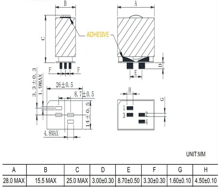 Τύπος πυρήνα CE/SGS/BV/RoHS Ikp Καρτόνι Ikp-PT-Pq Σειρά Coil Inductor Μετασχηματιστής υψηλής συχνότητας