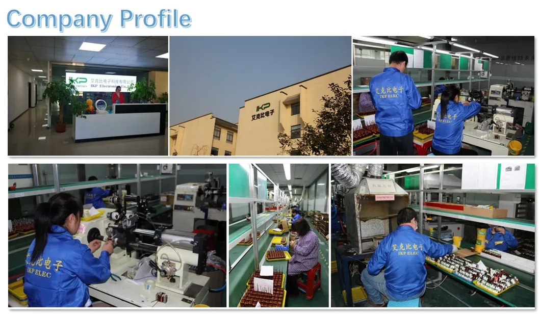 Προσαρμοσμένος μετασχηματιστής υψηλής συχνότητας τύπου Ep13 με πιστοποιητικά UL/Ce/RoHS