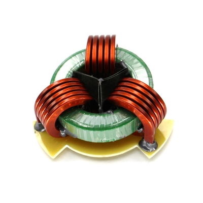 Toroidal  Core Storage Output Three-Phase Power Choke with Flat Wire Vertical Winding